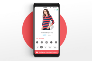Example: Ecommerce Out-of Stock Custom Permission Prompt