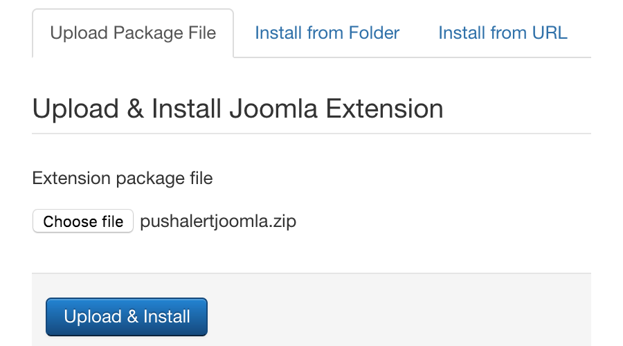 Download and install Joomla plugin