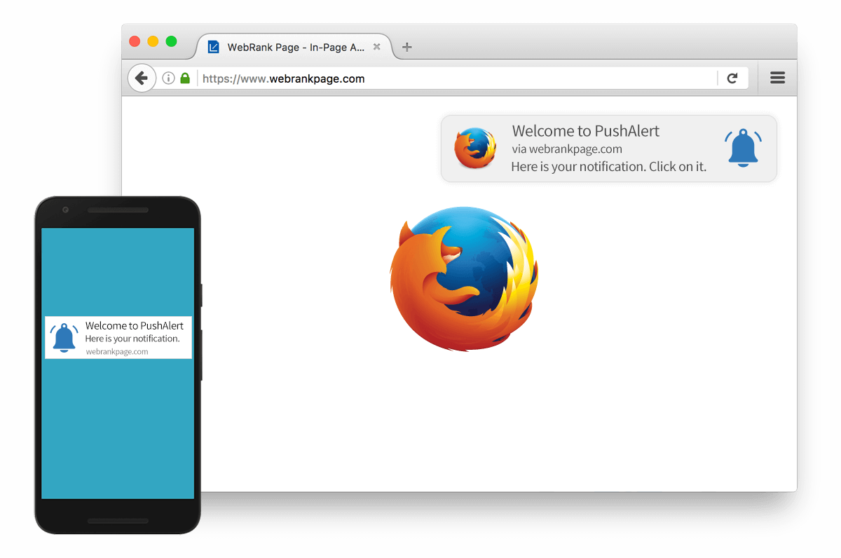 Web Push notifications in Firefox