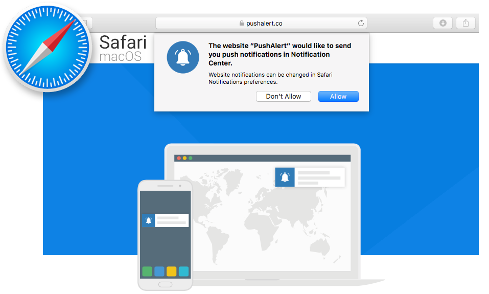Push Notifications on Safari Browser